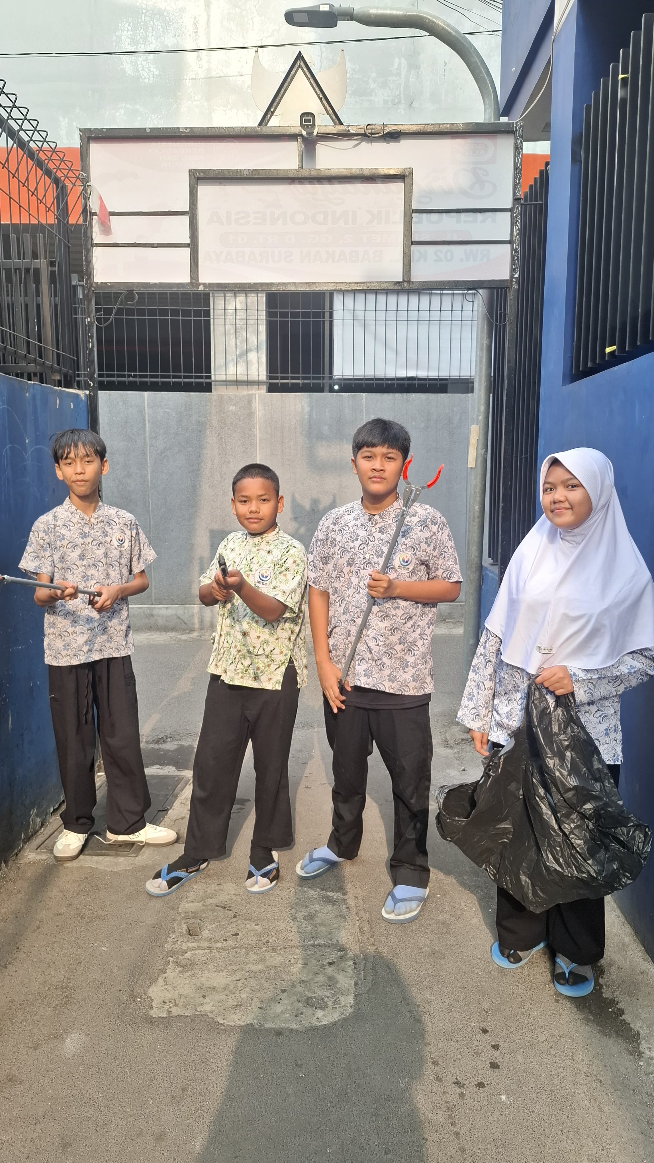 GPS dan Jumancil SDI Abu Seno, Belajar Bersih dan Peduli Lingkungan